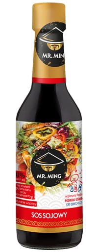Chiński Sos Sojowy Jasny 41% Light Soy Sauce 150ml Bezglutenowy MR. MING
