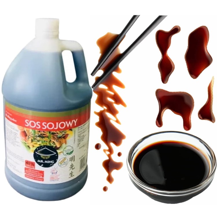 Chiński Sos Sojowy Jasny Gastronomiczny Duży Light Soy Sauce 3,78L MR. MING
