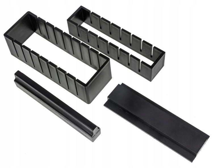 Zestaw Komplet 10 Foremek Forma Do Zawijania Sushi Serce Różne Kształty