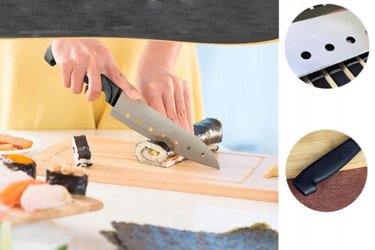 Zestaw Maszynka Roller Do Robienia Sushi z Rolką Mata Nóż Pałeczki XXL