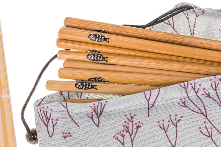 Elegancki Zestaw 9 Produktów 2x Mata Do Zawijania Sushi Pałeczki Łyżka Nóż