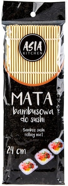 Mata Bambusowa Do Zawijania Zwijania Przygotowania Rollowania Sushi 24x24cm ASIA KITCHEN