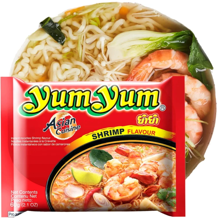 Tajska Zupka Błyskawiczna Makaron Instant Krewetka 60g YUM YUM