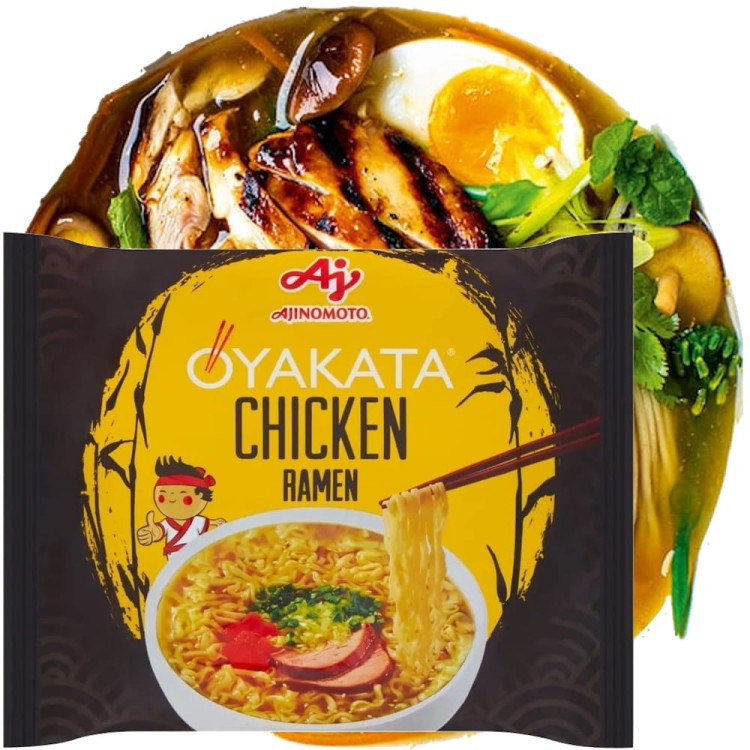 Zupka Błyskawiczna Makaron Ramen Kurczak Chicken Soup Saszetka 83g OYAKATA