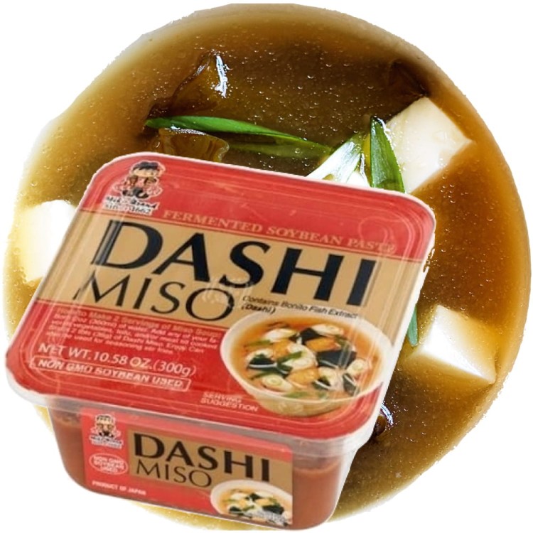 Japońska Pasta z Fermentowanej Soi Do Zupy Dashi Miso Jasna 300g MIKO BRAND