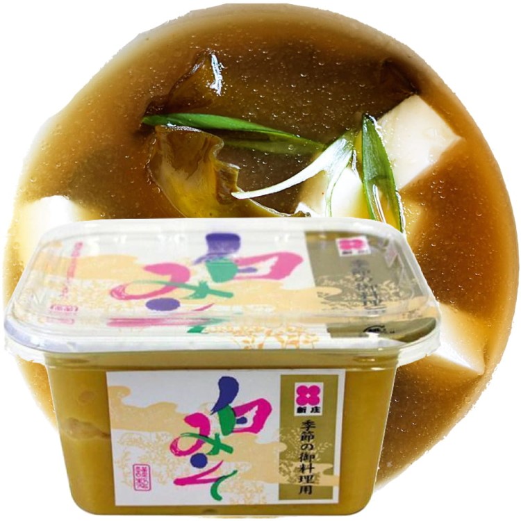 Japońska Pasta z Fermentowanej Soi Do Zupy Miso Jasna Shiro 300g SHINJYO