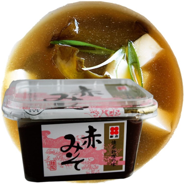 Japońska Pasta z Fermentowanej Soi Do Zupy Miso Ciemna 300g SHINJYO