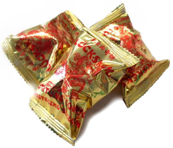 Chińskie Ciasteczka Szczęścia z Wróżbą 300 Sztuk Na Wesele Imprezę Klientów JANECO