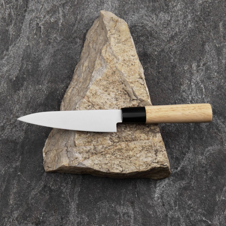 Satake Misaki Japoński Ostry Nóż Kuchenny Uniwersalny Do Owoców 56 HRC 12cm