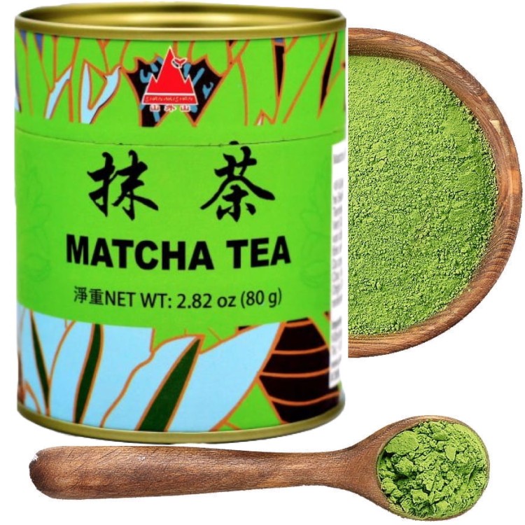 Chińska Zielona Herbata MATCHA Proszku Proszek Puszka 80g SHAN WAI SHAN