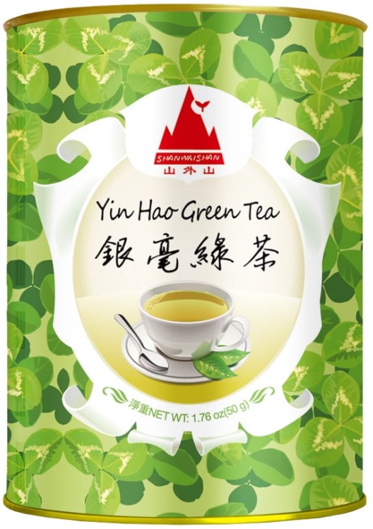 Zielona Chińska Herbata Premium w Puszce China Green Tea 50g SHAN WAI SHAN