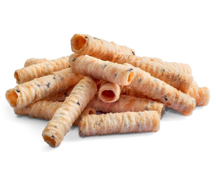 Kokosowo Ryżowe Chrupiące Rurki o Smaku KOKOSA Bezglutenowe 100g COCO JAS ROLL
