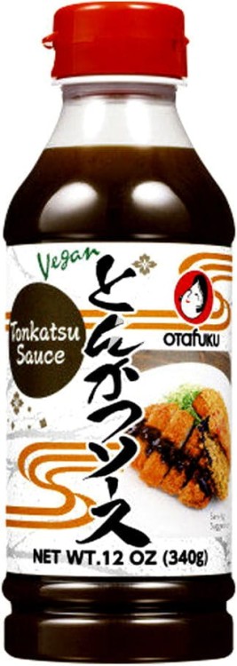 Japoński Sos Sojowy z MELASĄ Tonkatsu Wegetariański Dla Vegan 293ml OTAFUKU