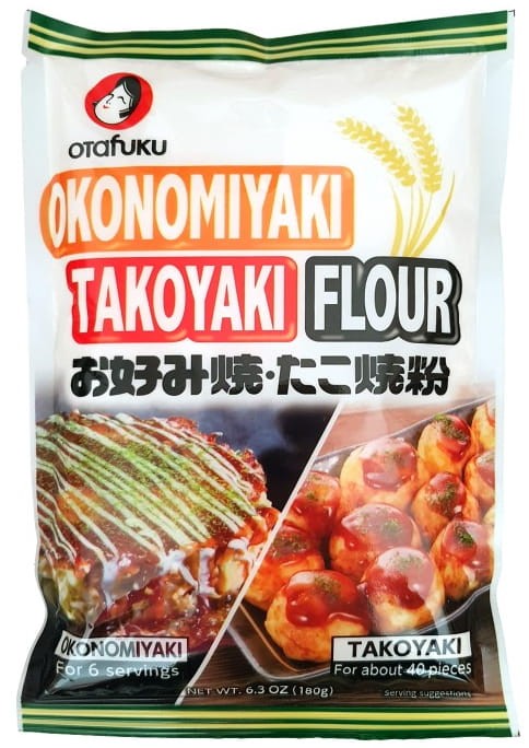 Japońska Mąka Mieszanka Mąk Do Japońskich Okonomiyaki Takoyaki 180g OTAFUKU