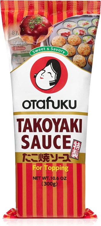 Japoński Gęsty Sos TAKOYAKI Słodko Pikantny Smak Do Polewania 300g OTAFUKU