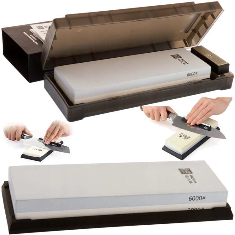 Ostrzałka Osełka Splash & Go Kamień Do Ostrzenia Noży 2000/6000 TP2007 TAIDEA