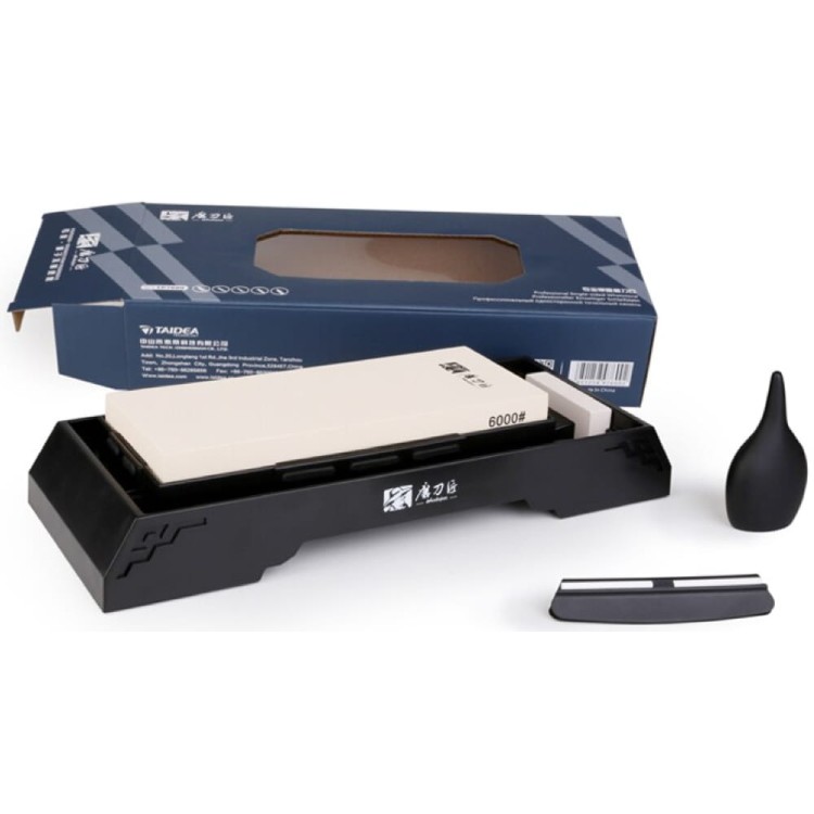 Ostrzałka Osełka Kamienna Do Ostrzenia Noży i Nożyczek 6000 TG9600 TAIDEA