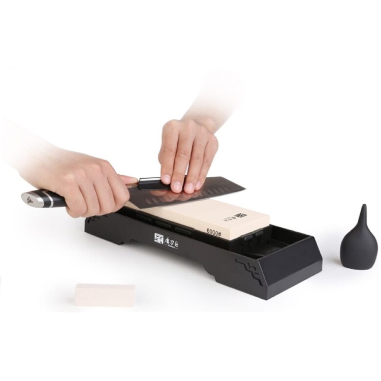 Ostrzałka Osełka Kamienna Do Ostrzenia Noży i Nożyczek 6000 TG9600 TAIDEA