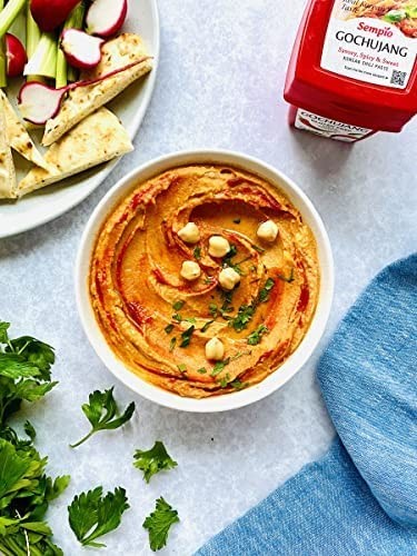 Koreańska Paprykowa Pasta Chili Gęsta Ostra Gochujang VEGAN 500g SEMPIO