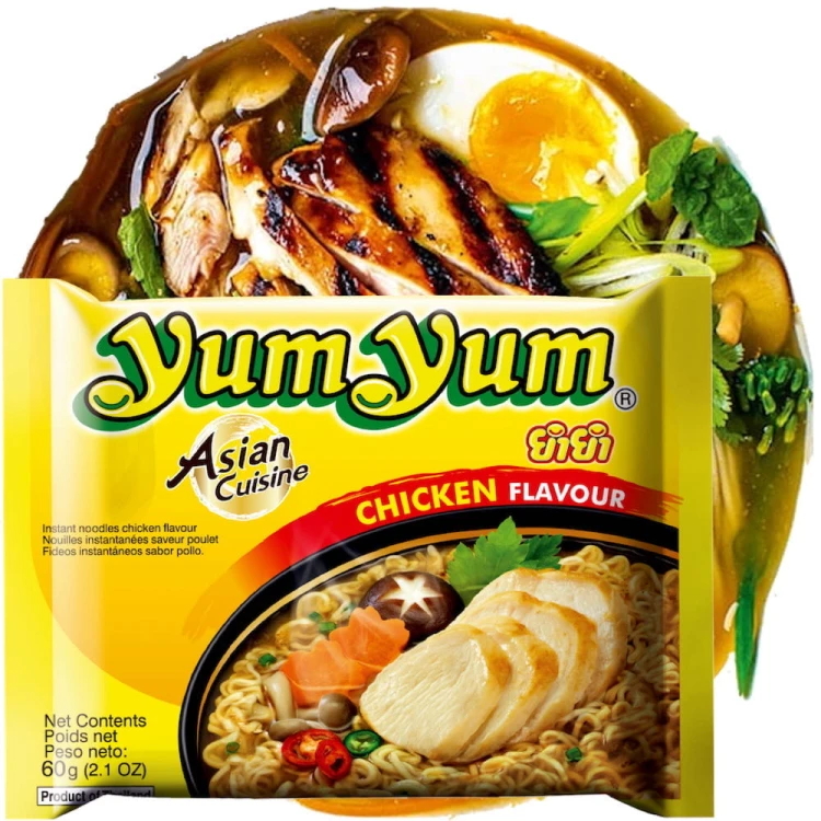 Tajska Zupka Błyskawiczna Makaron Instant Kurczak 60g YUM YUM