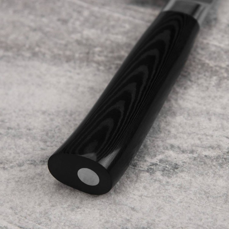 Tamahagane Tsubame Black VG-5 Japoński Nóż Kuchenny Kengata 61HRC 19,5cm