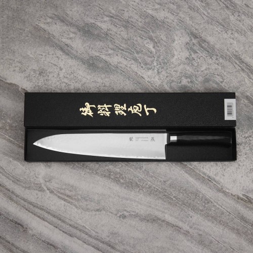 Tamahagane Tsubame Black VG-5 Japoński Nóż Kuchenny Szefa Kuchni 61HRC 27cm