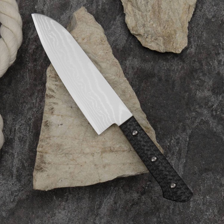 Tojiro Gai VG-10 Damascus Japoński Nóż Santoku 17cm