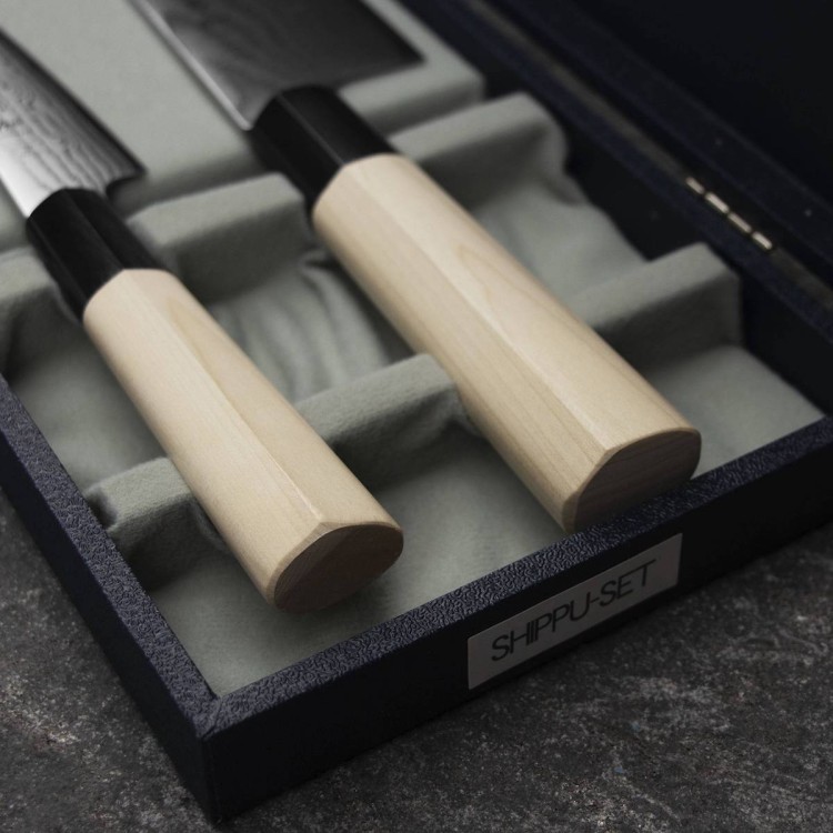 Zestaw 2 Noży Tojiro Shippu Uniwersalny 13cm + Santoku 16,5cm