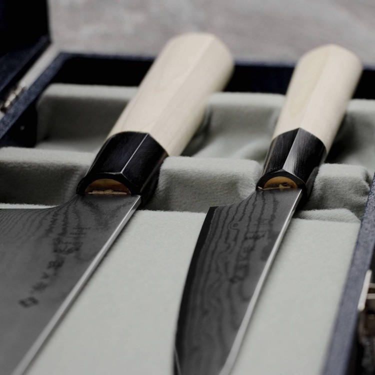 Zestaw 2 Noży Tojiro Shippu Uniwersalny 13cm + Santoku 16,5cm