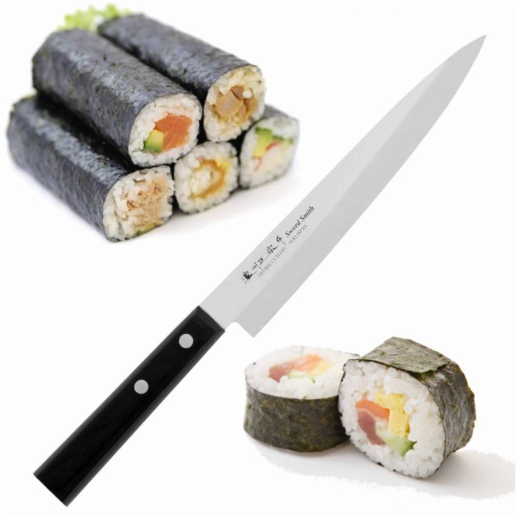 Satake MV Pakka Japoński Nóż Sashimi Yanagiba Do Sushi Filetowania 20,5cm