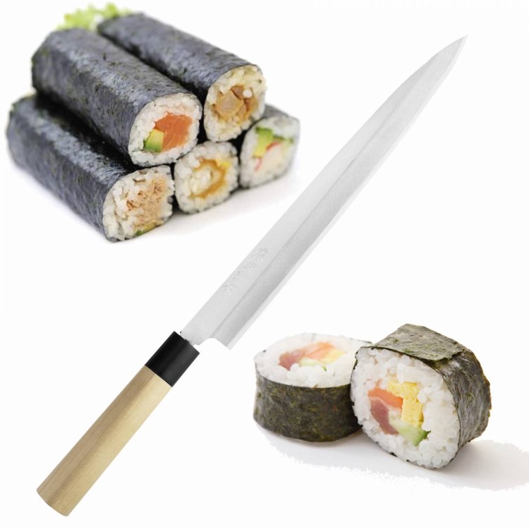 Tojiro Shirogami Japoński Nóż Do Filetowania Yanagi-Sashimi Do Sushi 30cm