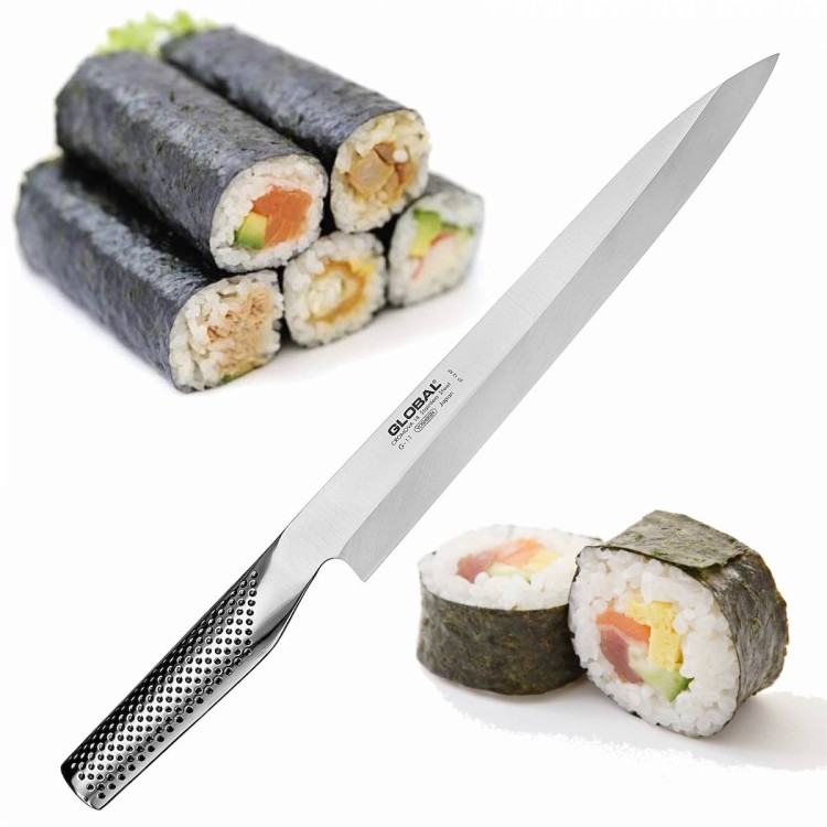 Global Japoński Nóż Yanagi Sashimi Praworęczny 25cm G-11R