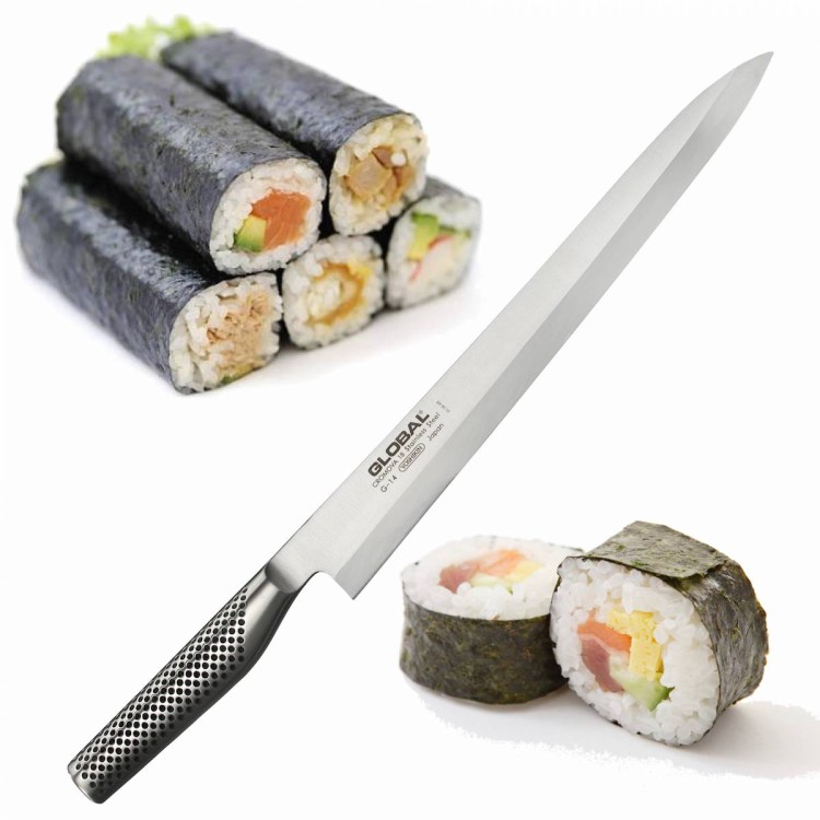 Global Japoński Nóż Yanagi Sashimi Praworęczny 30cm G-14R