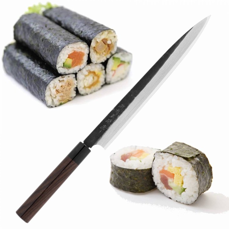 Hideo Kitaoka Nóż Shirogami Black Yanagi 27 cm