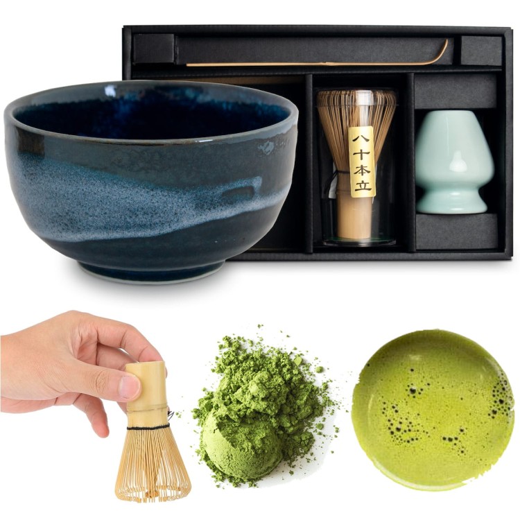 Zestaw Do Przygotowania Herbaty Matcha Matchy IZAYOI 4 Elementy EDO JAPAN