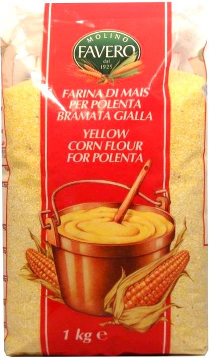 Mąka Kukurydziana Gruba Żółta 1kg FAVERO