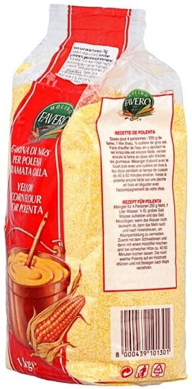 Mąka Kukurydziana Gruba Żółta 1kg FAVERO