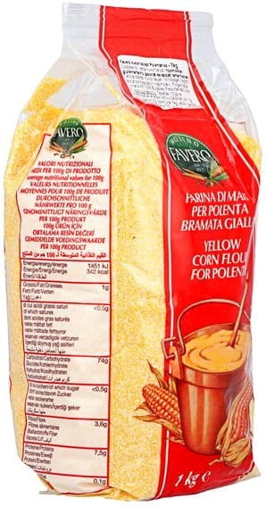 Mąka Kukurydziana Gruba Żółta 1kg FAVERO