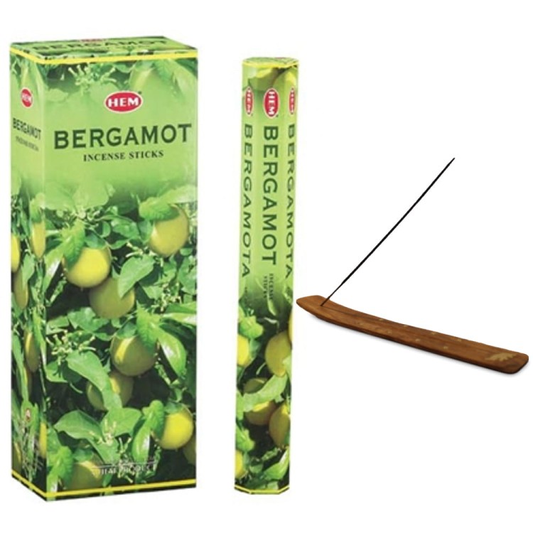 Indyjskie Kadzidełka Bergamotka Bergamot 20 Sztuk HEM