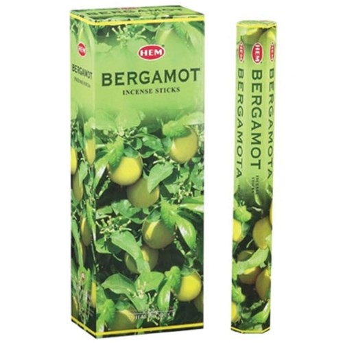 Indyjskie Kadzidełka Bergamotka Bergamot 20 Sztuk HEM