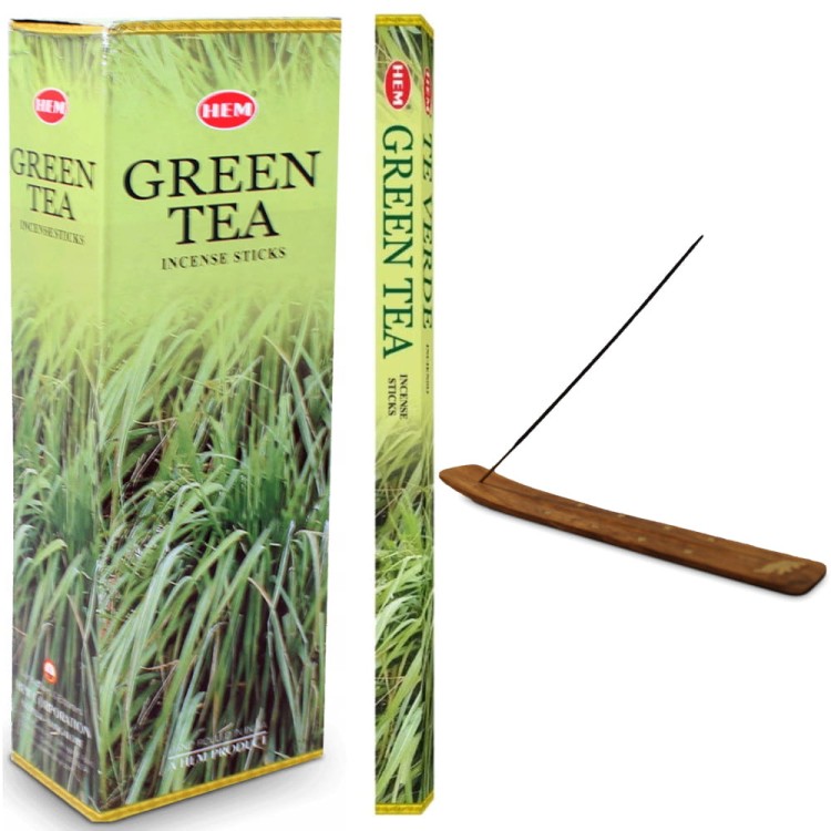 Indyjskie Kadzidełka Zielona Herbata Green Tea 20 Sztuk HEM
