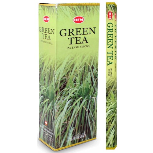 Indyjskie Kadzidełka Zielona Herbata Green Tea 20 Sztuk HEM