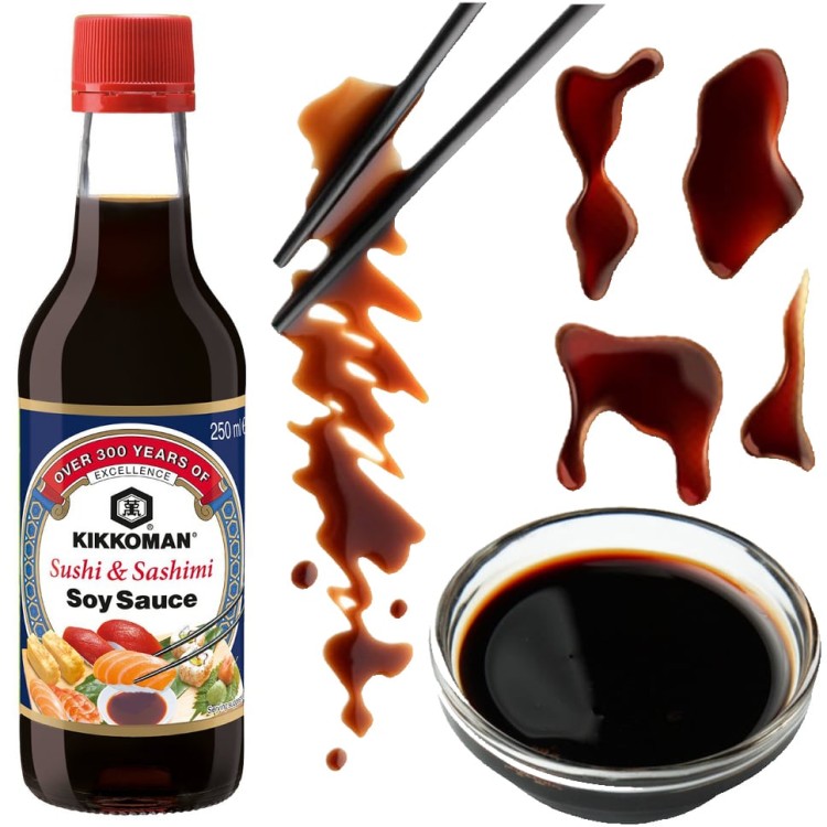 Japoński Sos Sojowy Do Sushi i Sashimi Wysoka Jakość 250ml KIKKOMAN