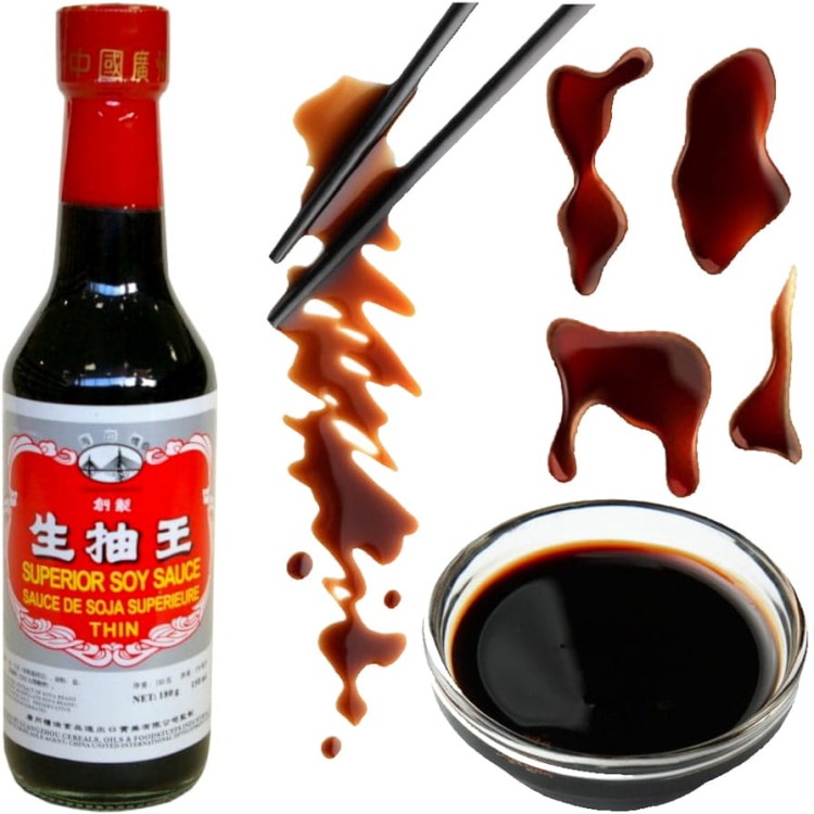 Chiński Tradycyjny Sos Sojowy Jasny Do Woka Zupy i Marynaty 150ml HAIYIN BRIDGE