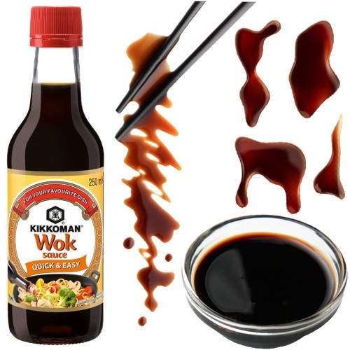 Japoński Sos Sojowy Do Smażenia i Potraw z Woka 250ml KIKKOMAN