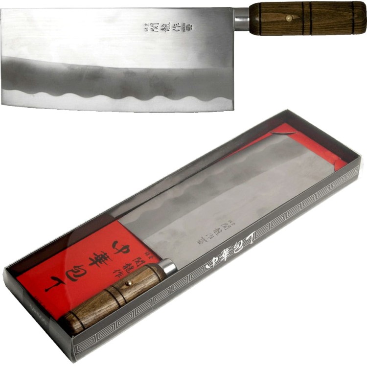 Japoński Ostry Nóż Kuchenny Poręczny Tasak Szefa Kuchni Japan Sekiryu 32cm EMRO AZIATICA