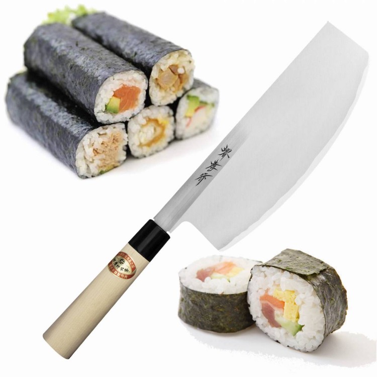 Sakai Takayuki Kasumi Shirogami#3 Japoński Nóż Sushikiri 24 cm