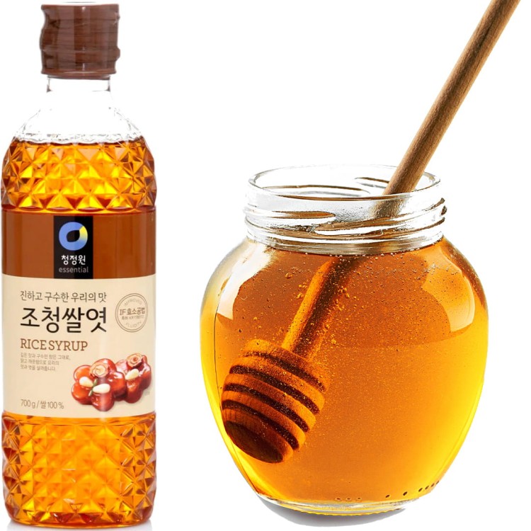 Koreański Słodki Syrop Ryżowy 100% z Ryżu Słodzik Rice 700g CHUNG JUNG ONE