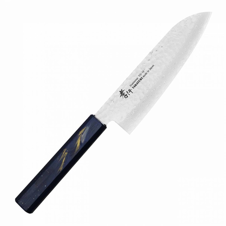 Sakai Takayuki Urushi VG-10 Saiseki Japoński Nóż Santoku 17 cm