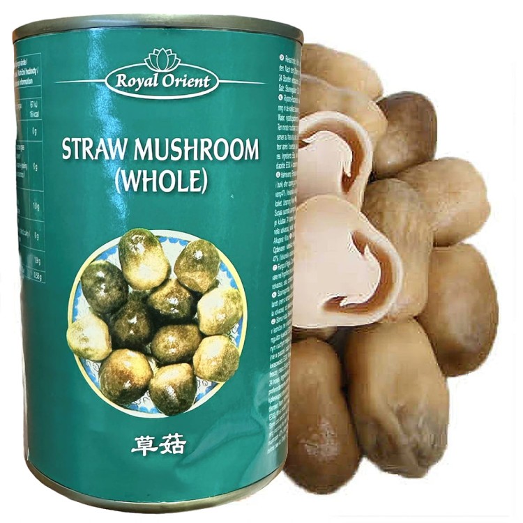 Chińskie Grzyby Słomiane Całe Pochwiaki Puszka w Zalewie 425g ROYAL ORIENT